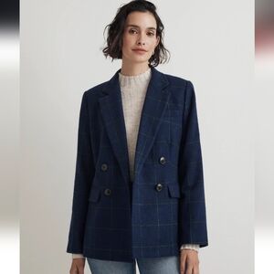 The Petite Rosedale Blazer in Plaid